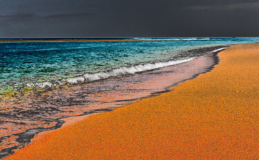 Fotografia intitulada "La plage à Etel, Mo…" por Pierre-Yves Rospabé, Obras de arte originais, Fotografia digital