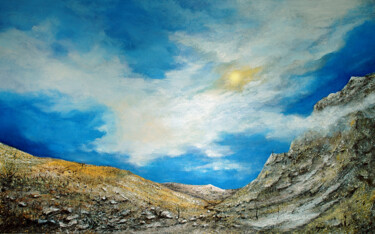 Картина под названием "la montagne" - Pierre Vogel, Подлинное произведение искусства, Масло