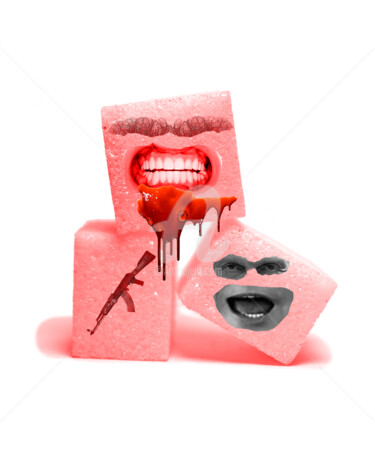 "Pink sugar with a m…" başlıklı Dijital Sanat Piggly Giggly tarafından, Orijinal sanat, 2D Dijital Çalışma