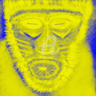 Arte digital titulada "The face of war (ye…" por Piggly Giggly, Obra de arte original, Trabajo Digital 2D