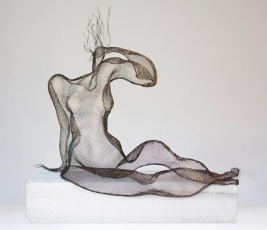 Escultura titulada "Sensación nº4" por Pilar Roldán, Obra de arte original, Metales