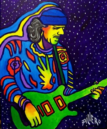 Painting titled "Santana" by Nick Piliero, Original Artwork