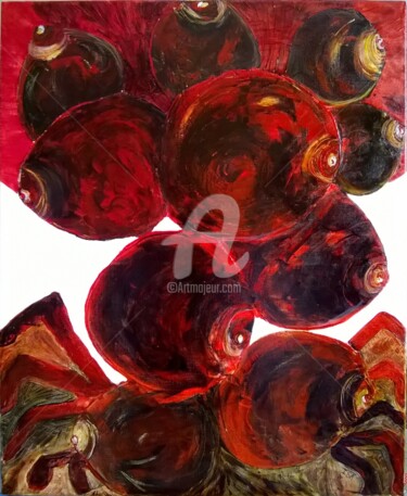 Peinture intitulée "Opulence" par Pinkivioletblue, Œuvre d'art originale, Acrylique Monté sur Châssis en bois