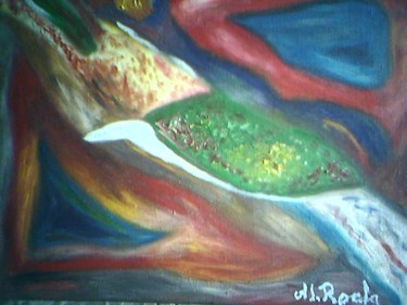 Pintura titulada "la gran luz" por Alfredo Jesus Rocha, Obra de arte original