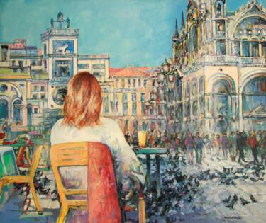 Peinture intitulée "Venezia, amore mio" par Piotr Rembielinski, Œuvre d'art originale, Huile
