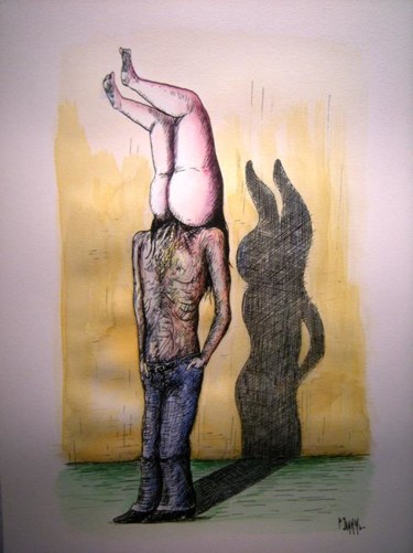 Dibujo titulada "Lord Rabbit" por Patrick Jannin, Obra de arte original, Otro