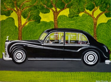 绘画 标题为“Big Black Rolls Roy…” 由Peter Kruger, 原创艺术品, 丙烯