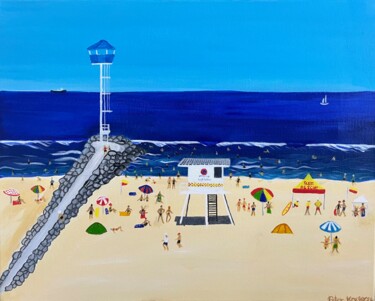 Pintura intitulada "Summertime # 1" por Peter Kruger, Obras de arte originais, Acrílico