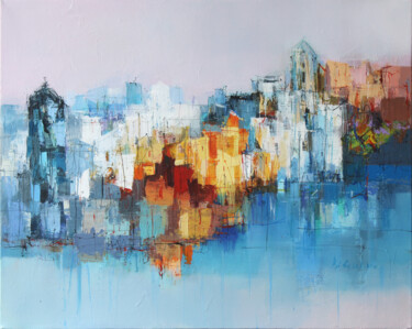 Картина под названием "Provence II" - Plamen Bibeschkov, Подлинное произведение искусства, Масло Установлен на Деревянная ра…