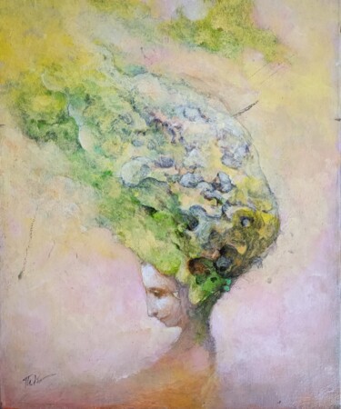 Painting titled "Humble Wildness" by Plamen Kolev, Original Artwork, Acrylic