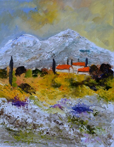 Peinture intitulée "Provence 45231" par Pol Ledent, Œuvre d'art originale, Huile Monté sur Châssis en bois