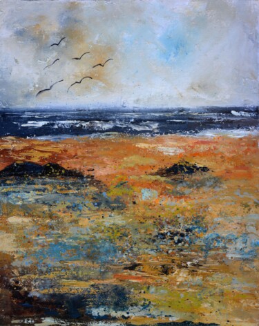 Pintura titulada "Seashore" por Pol Ledent, Obra de arte original, Oleo Montado en Bastidor de camilla de madera