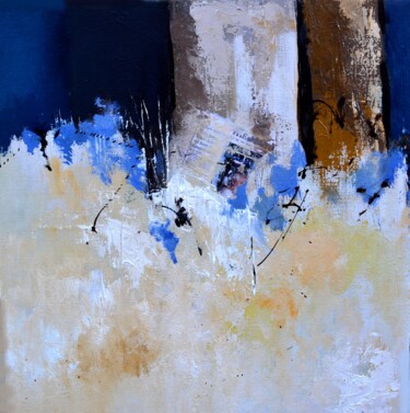Картина под названием "Skyline" - Pol Ledent, Подлинное произведение искусства, Масло Установлен на Деревянная рама для носи…
