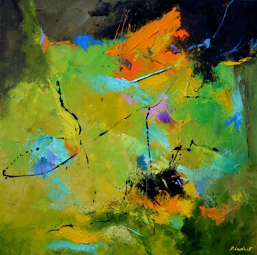 Peinture intitulée "Colourful celebrati…" par Pol Ledent, Œuvre d'art originale, Huile Monté sur Châssis en bois