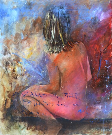 Schilderij getiteld "Emiliy" door Pol Ledent, Origineel Kunstwerk, Olie