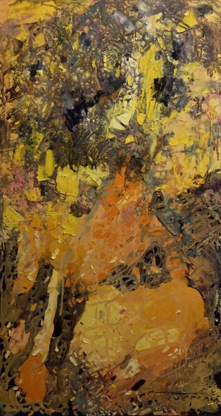 Malerei mit dem Titel "Лунное затмение" von Polina Zaremba, Original-Kunstwerk, Öl