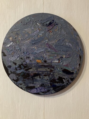 Malerei mit dem Titel "Nuit" von Polina Zaremba, Original-Kunstwerk, Öl