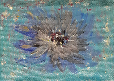 Pittura intitolato "Morning flower (oil…" da Poly, Opera d'arte originale, Olio Montato su Cartone