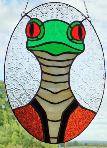 Sculpture titled "Monsieur Lézard" by Poulpageddon, Original Artwork, Accessories