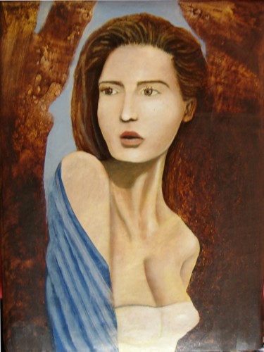 Painting titled "la belle au bois- 3…" by Pierre Paul Parmentier, Original Artwork, Oil