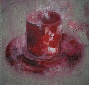 Peinture intitulée "LA TASSE" par Christine Pradier, Œuvre d'art originale, Acrylique