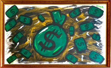 Painting titled "PayDay Premier" by Xav Premier, Original Artwork, Acrylic