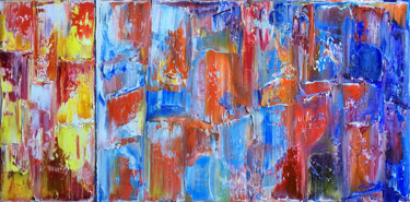 Peinture intitulée "Event Horizon" par Preston M. Smith (PMS), Œuvre d'art originale, Huile