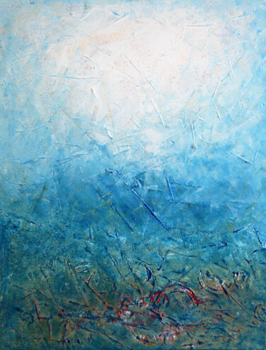 Painting titled "Blue Supreme" by Preston M. Smith (PMS), Original Artwork, Acrylic