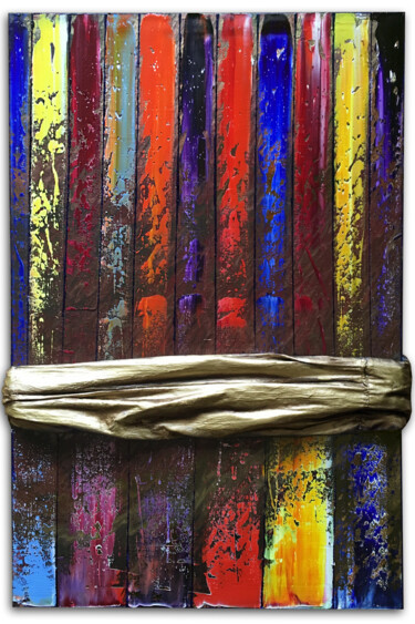 Картина под названием "Wrapped Up" - Preston M. Smith (PMS), Подлинное произведение искусства, Масло