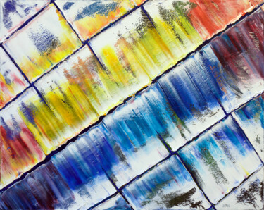 Peinture intitulée "Color Chasm" par Preston M. Smith (PMS), Œuvre d'art originale, Huile