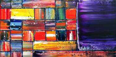 Картина под названием "Outside The Box" - Preston M. Smith (PMS), Подлинное произведение искусства, Масло