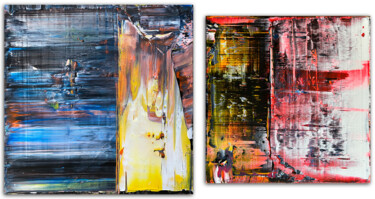 Schilderij getiteld "Afterburning" door Preston M. Smith (PMS), Origineel Kunstwerk, Acryl