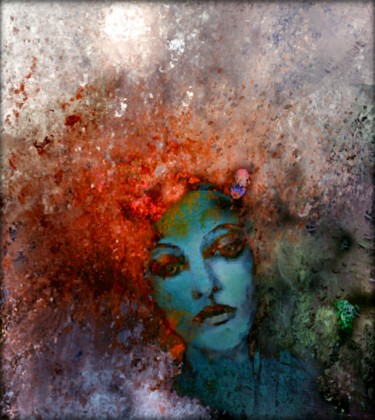 Digitale Kunst mit dem Titel "Liza" von Barbaram, Original-Kunstwerk, Digitale Malerei