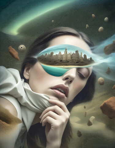 Arte digital titulada "Dreamscape Chronicl…" por Probebyar, Obra de arte original, Imagen generada por IA