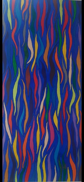 Painting titled "LAS OLAS DEL COLOR" by Alejandro Gil, Original Artwork, Acrylic