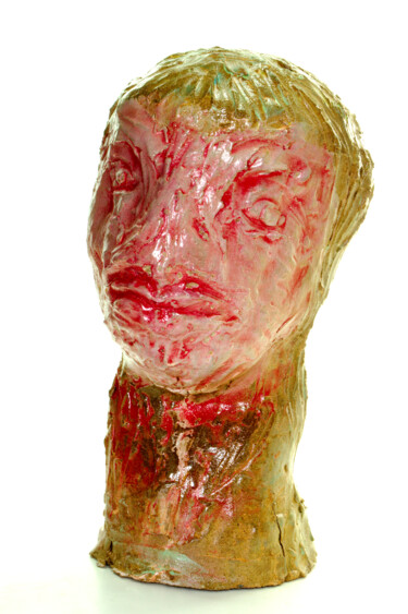 Sculpture titled "Melancholie" by Prof. Andreas Loeschner-Gornau, Original Artwork, Ceramics