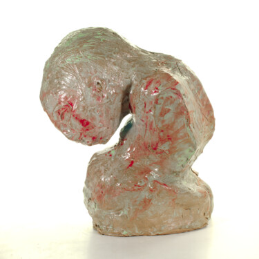 Sculpture titled "Mutter Courage" by Prof. Andreas Loeschner-Gornau, Original Artwork, Ceramics