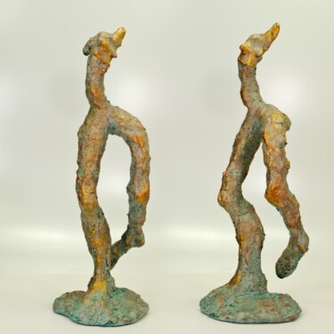 Sculpture titled "Terpsichore" by Prof. Andreas Loeschner-Gornau, Original Artwork, Ceramics