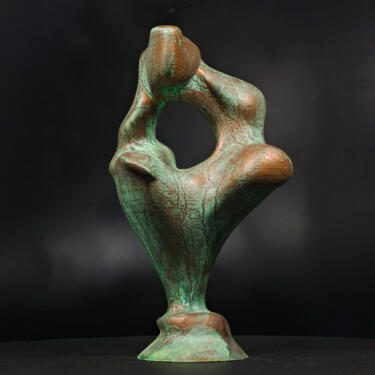 Sculpture titled "Gaia" by Prof. Andreas Loeschner-Gornau, Original Artwork, Acrylic