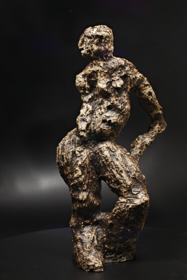 Sculpture titled "Syrinx" by Prof. Andreas Loeschner-Gornau, Original Artwork, Stone