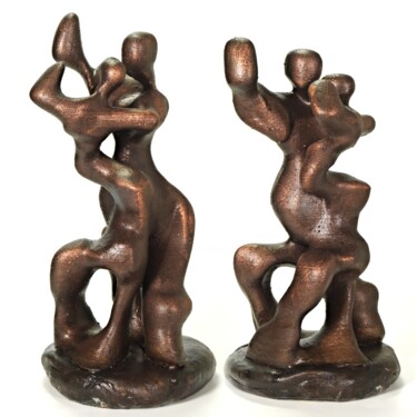 Sculptuur getiteld "Pasodoble" door Prof. Andreas Loeschner-Gornau, Origineel Kunstwerk, Bronzen