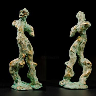 Scultura intitolato "Wieland der Schmied" da Prof. Andreas Loeschner-Gornau, Opera d'arte originale, Bronzo