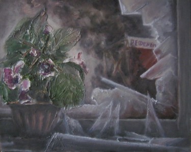 Painting titled "Одесса. Дом Профсою…" by Sergei Bogoliubov, Original Artwork, Oil