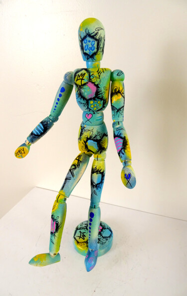 Sculpture titled "Art Manikin Mannequ…" by Pvettese, Original Artwork, Spray paint