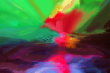 Digital Arts titled "Abstract Lines" by Pwa Studio, Original Artwork, Digital Painting