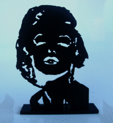 Γλυπτική με τίτλο "PyB Marilyn Monroe…" από Pyb, Αυθεντικά έργα τέχνης, Ρητίνη