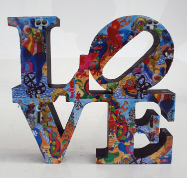 Sculpture titled "PyB Love niki de st…" by Pyb, Original Artwork, Resin