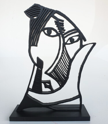 Sculptuur getiteld "PYB Avignon Picasso…" door Pyb, Origineel Kunstwerk, Hars