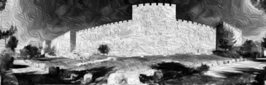 Arte digital titulada "King Herod’s Palace…" por J.A. Quattro (Qu4ttroStudio), Obra de arte original, Pintura Digital