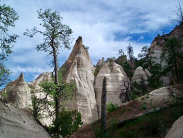 Fotografie getiteld "Tent Rocks Kashe Ke…" door J.A. Quattro (Qu4ttroStudio), Origineel Kunstwerk, Niet gemanipuleerde fotog…